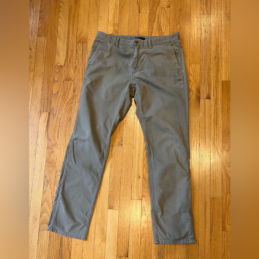 Banana Republic Rapid Movement Chino Pants Mens 34x34 Tan Aiden Pant